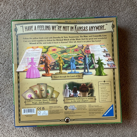 💚NEW💖 Ravensburger The Wizard of Oz Adventure Book Board Game - Picture 2 of 5